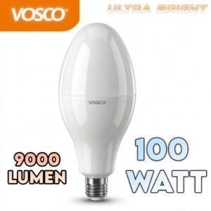 Lampu LED VOSCO 100W Super Terang 9000 Lumen | Lampu Gudang Toko Rumah Ultra Bright 120 LED SMD CRI90 Hemat Listrik (salin)