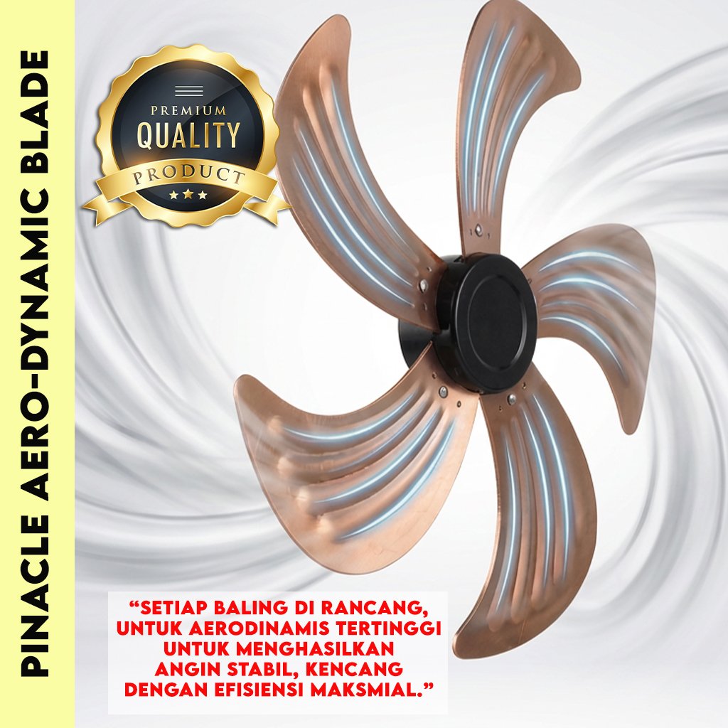 Kipas Angin INFICO Tornado 18 Inci | Angin Super Kencang 1300 RPM | Motor Tembaga Asli | Hemat Listrik 55W | Standing Fan Premium + - Gambar 4
