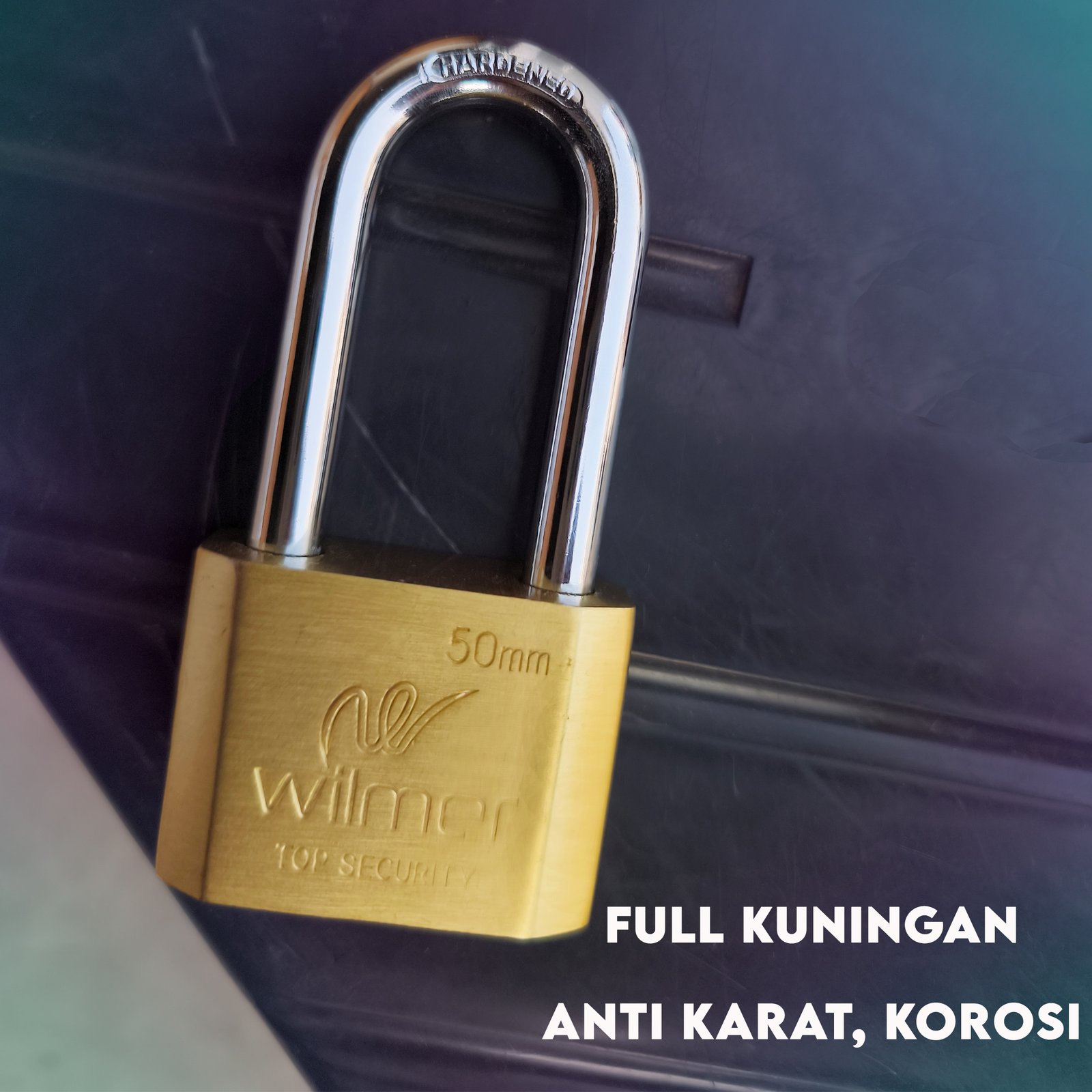Gembok Premium Kualitas German (GARANSI 5 TAHUN ) Kuningan Asli 40mm-70mm | Anti Bobol, Anti Karat Computer Key 4 KUNCI Kualitas German > - Gambar 3