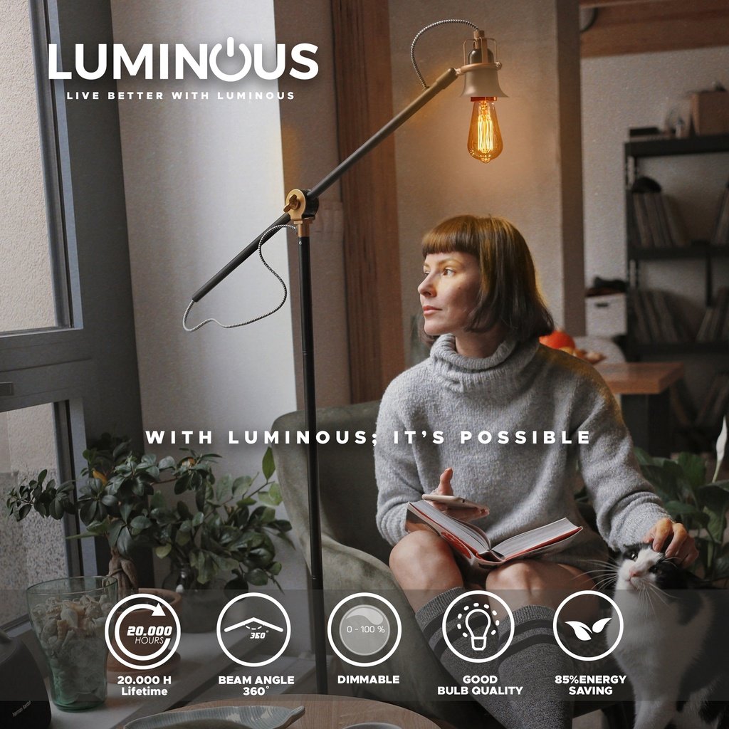 Lampu Led Filamen Grade A+ PREMIUM 4WATT Kaca Tebal Lampu Edison, Tahan air, Anti Panas, Hemat,Dekor - Gambar 2